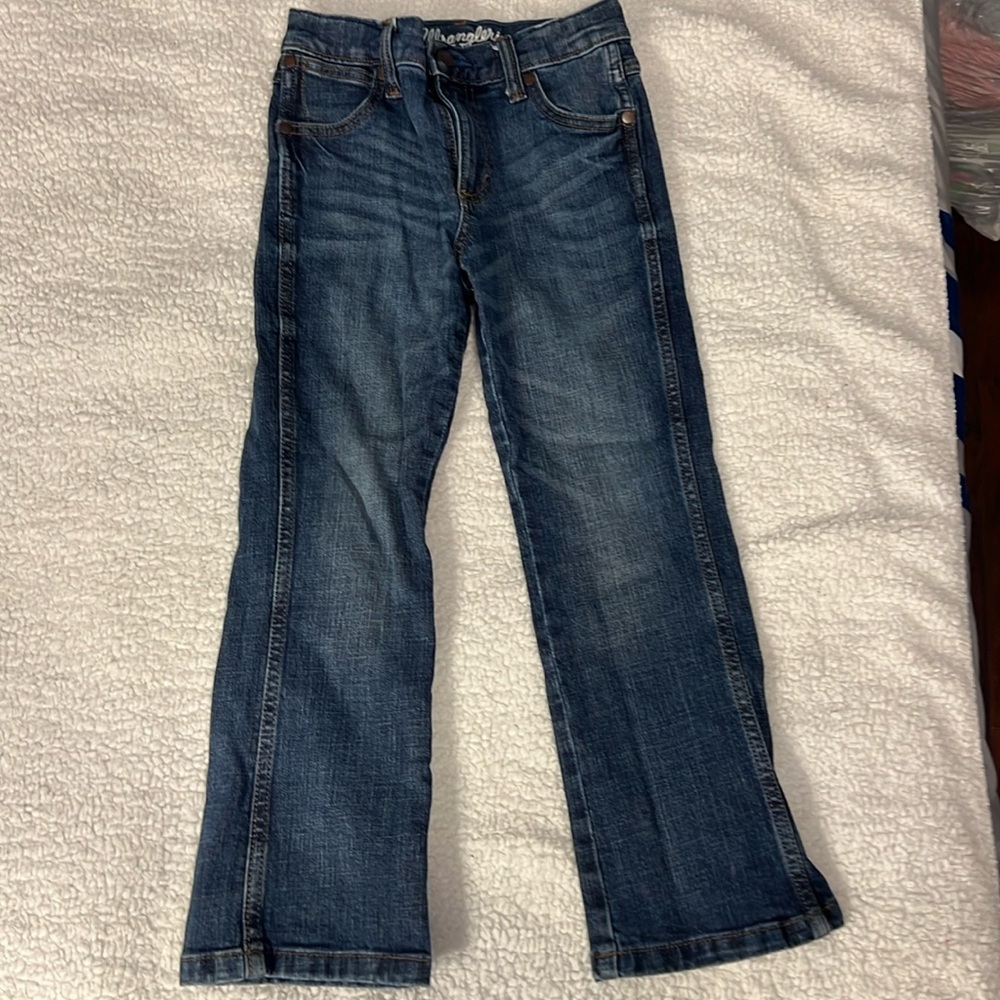 Boys Wrangler Retro Slim Boot Jeans Size 7 Regular